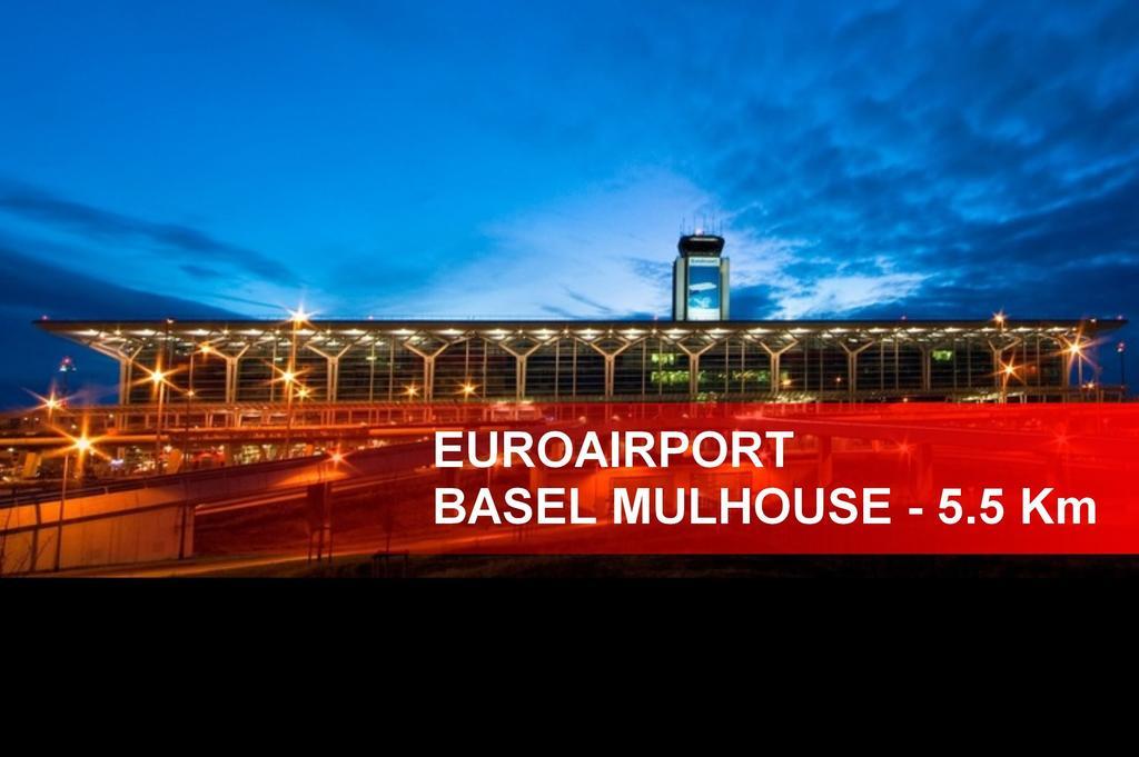 Hotel Restaurant Tivoli - Basel Airport Huningue Eksteriør billede